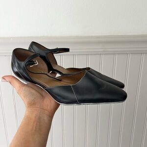 Naturalizer Elegant Black 7 1/2  Mary Jane Shoes Heels